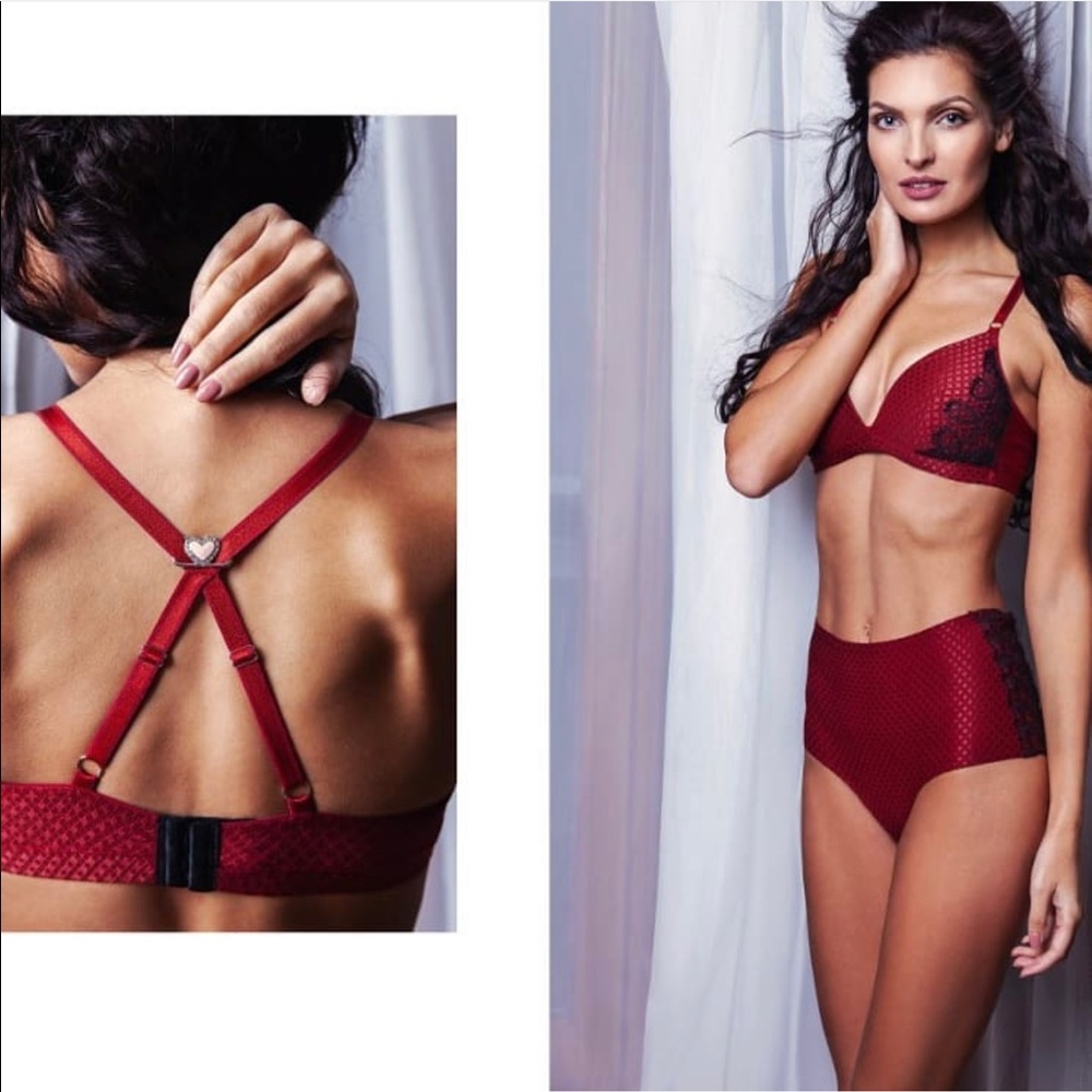 Beautiful red underwear by FDS